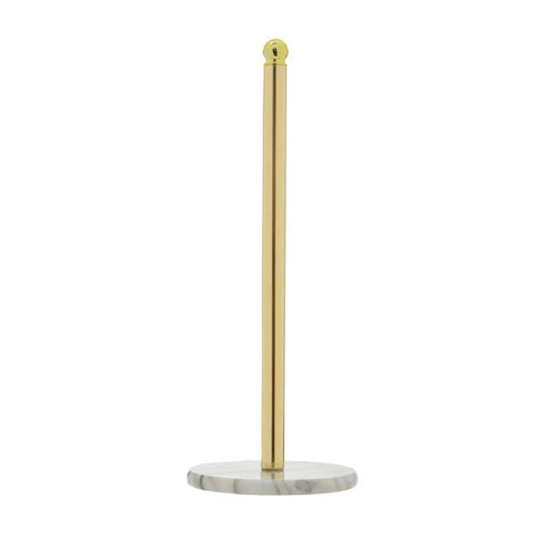 Delphine Kitchen Roll Holder with Marble Base